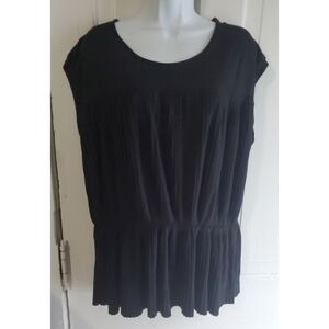 Merona Cap Sleeve Gathered Waist Top